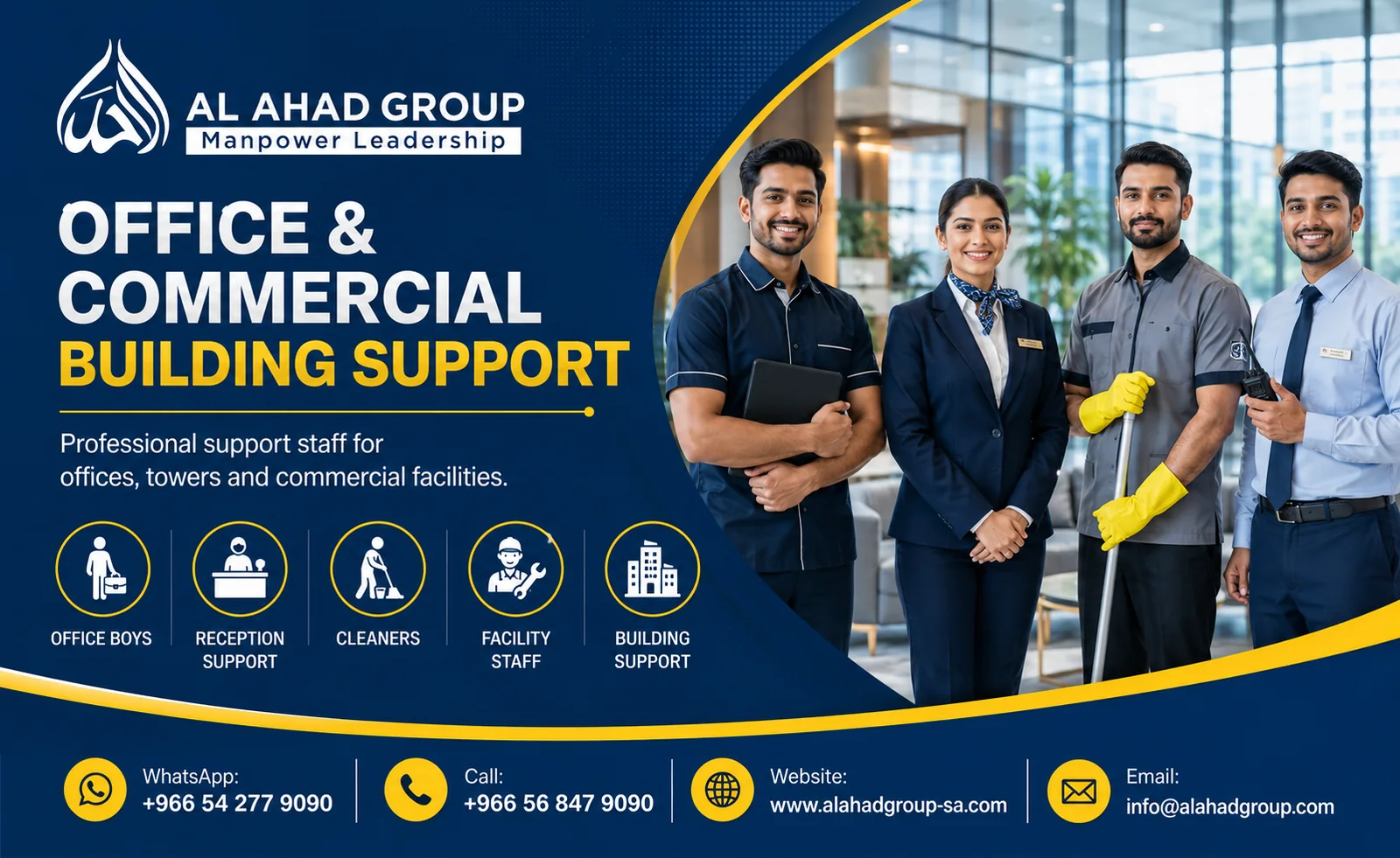 AL AHAD GROUP sector workforce planning team supporting employers in Al Khobar, Saudi Arabia
