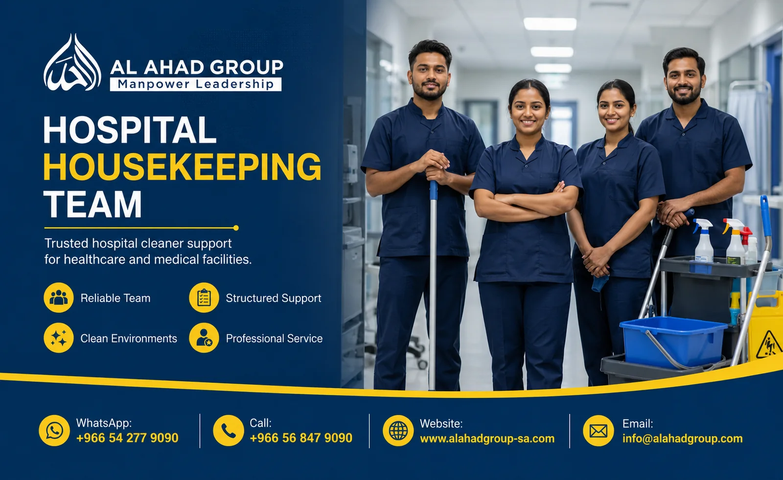 AL AHAD GROUP workforce continuity planning team supporting employers in Al Khobar, Saudi Arabia